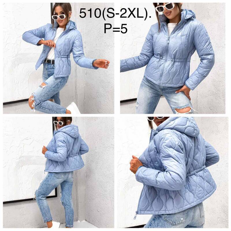 Kurtki damskie cienki Roz S-2XL ,1 Kolor Paczka 5 szt